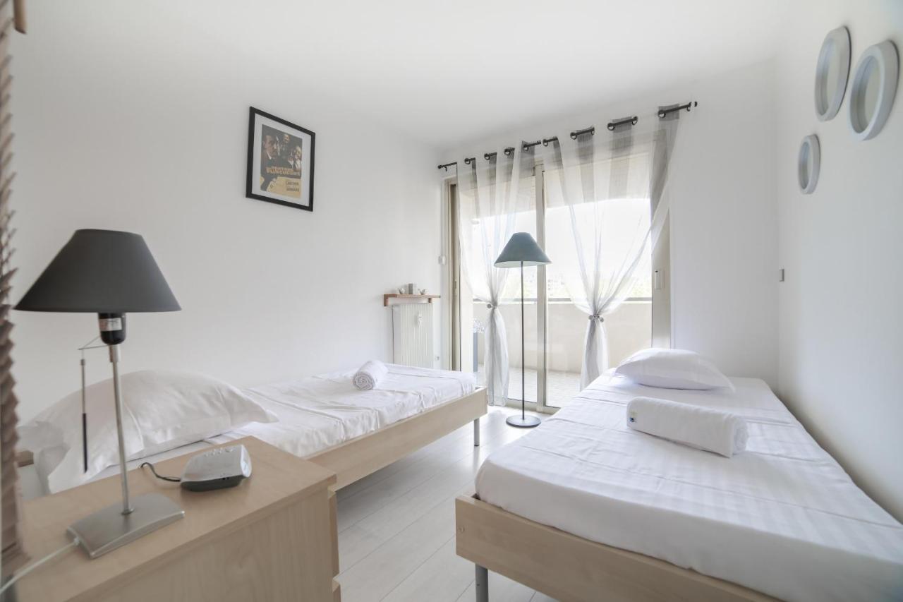 Immogroom - 2 Br- Bright - Terrace - Wifi - Air Conditioning คานส์ ภายนอก รูปภาพ
