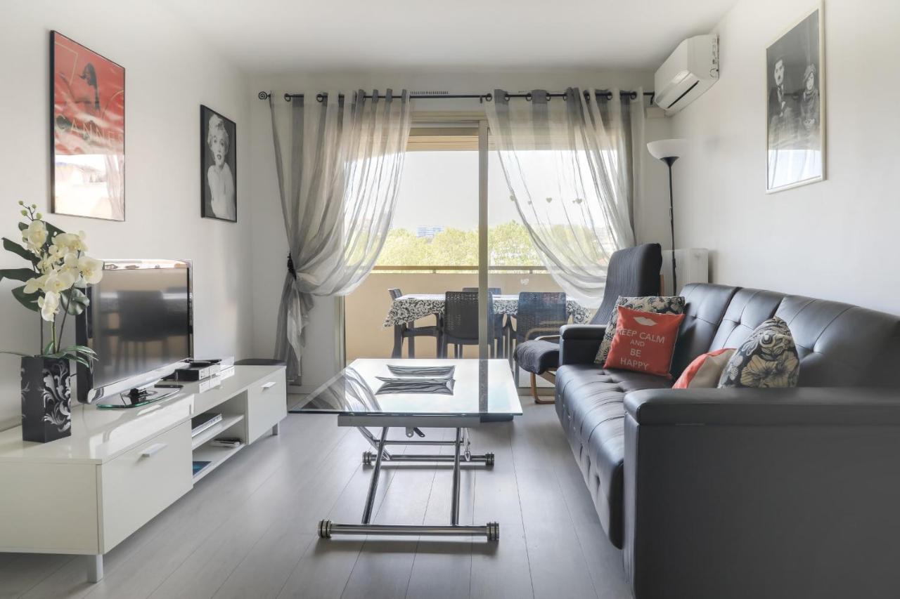 Immogroom - 2 Br- Bright - Terrace - Wifi - Air Conditioning คานส์ ภายนอก รูปภาพ
